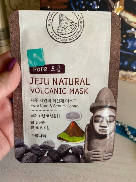 Корейская маска для лица Welcos Jeju Natural – моментальная свежесть, увлажнение и питание кожи