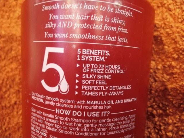 Шампунь Keratin Smooth TRESemme Pro Collection – отличный состав, хорошее промывание волос, улучшение состояния прядей