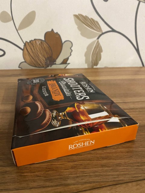 Шоколадные конфеты Roshen Shooters Chocolate Brandy Liquor – сладость с интересным вкусом