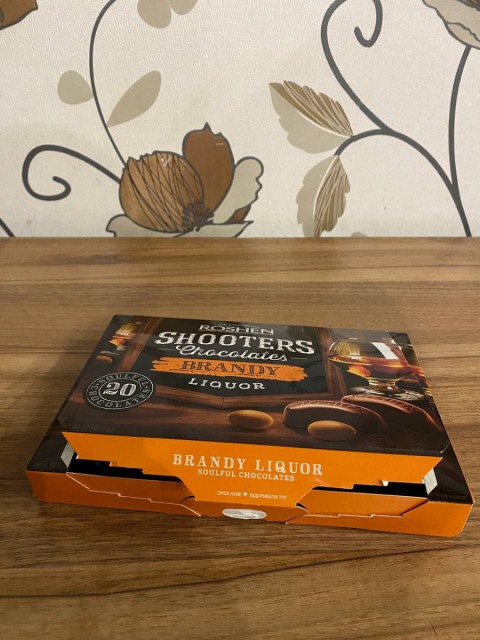 Шоколадные конфеты Roshen Shooters Chocolate Brandy Liquor – сладость с интересным вкусом