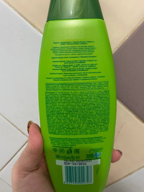 Шампунь и кондиционер в Palmolive Свежесть и объем – хорошее очищение волос, видимый результат после первых применений