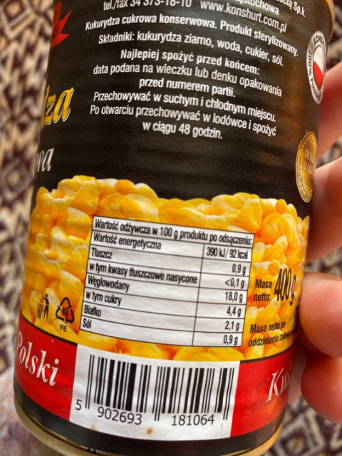 Кукуруза консервированная Poland от M&K – вкусная, хорошего качества, удобный объем